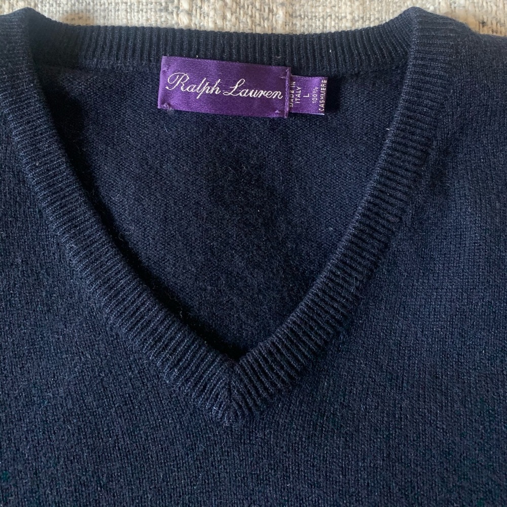 Ralph Lauren purple label cashmere sweater L